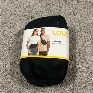 Lole Unisex Black Belt Bag